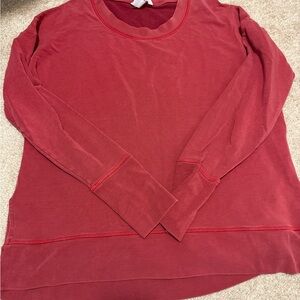 Athleta Coral Long Sleeve Top